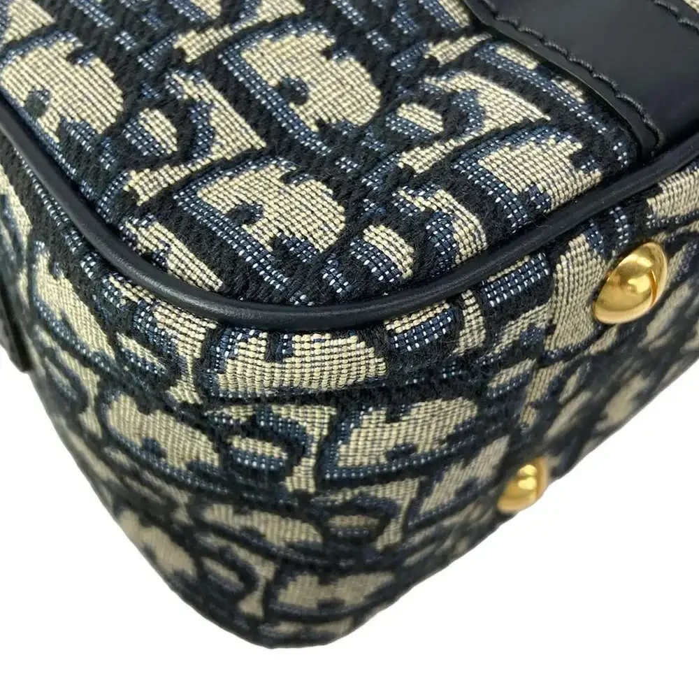 Christian Dior Handbag Dark Navy White
